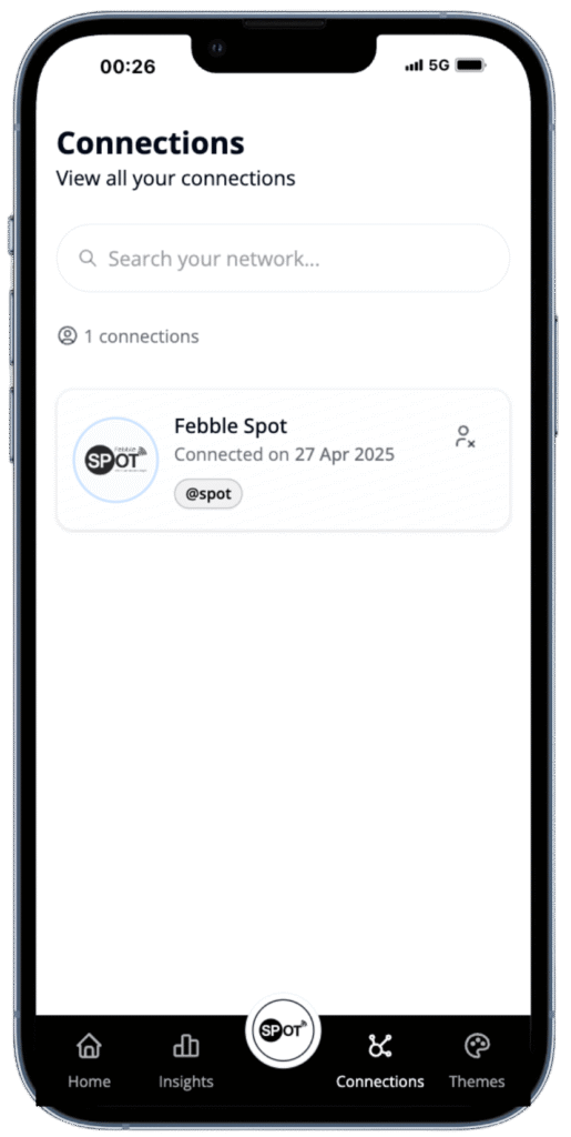 Febble Spot Card | A product by Incinc Media | Rustabh Chauhan | Smart Digital Business Card